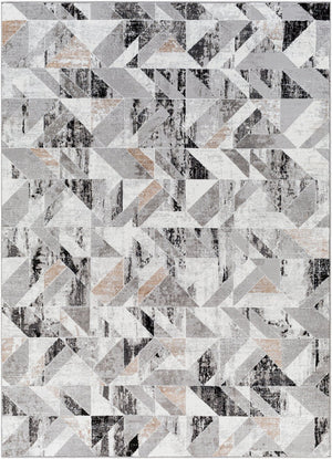 Livabliss Allegro Machine Woven Polyester Area Rug Minimalist Style for Living and Dining Rooms ALG2301-9212