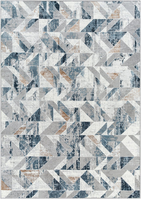 Livabliss Allegro Geometric Polyester Area Rug Machine Woven for Living and Dining Rooms ALG2302-9212