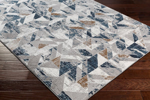 Livabliss Allegro Geometric Polyester Area Rug Machine Woven for Living and Dining Rooms ALG2302-9212