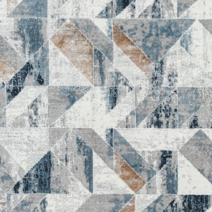 Livabliss Allegro Geometric Polyester Area Rug Machine Woven for Living and Dining Rooms ALG2302-9212