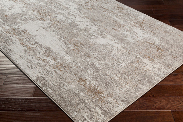 Livabliss Allegro Machine Woven Polyester Area Rug Turkish Minimalist Style for Living Rooms Ivory, Light Gr 7'10" x 10' ALG2304-71010
