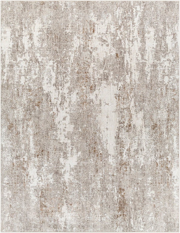 Livabliss Allegro Machine Woven Polyester Area Rug Turkish Minimalist Style for Living Rooms Ivory, Light Gr 7'10" x 10' ALG2304-71010