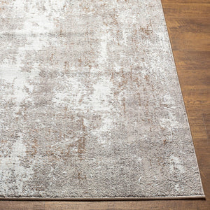 Livabliss Allegro Machine Woven Polyester Area Rug Turkish Minimalist Style for Living Rooms Ivory, Light Gr 7'10" x 10' ALG2304-71010