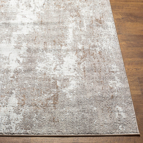 Livabliss Allegro Machine Woven Polyester Area Rug Turkish Minimalist Style for Living Rooms Ivory, Light Gr 7'10" x 10' ALG2304-71010