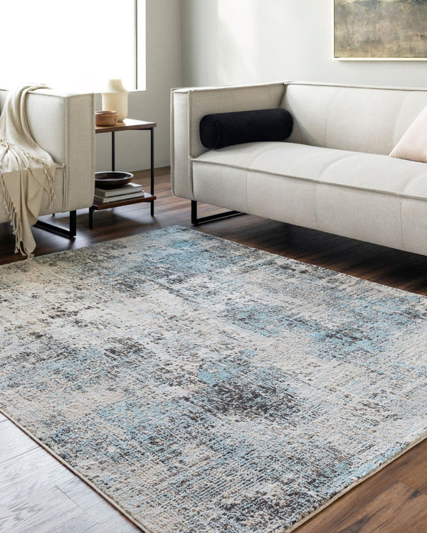 Livabliss Allegro Turkish Woven Polypropylene Blend Area Rug for Living Room or Dining Space Light Beige, Ta 5'3" x 7' ALG2354-537