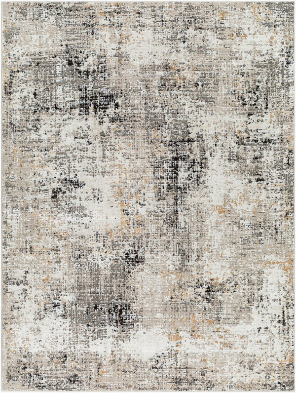 Livabliss Allegro Polypropylene Area Rug Turkey Woven Medium Pile Living Room Accent Tan, Ivory 5'3" x 7' ALG2357-537