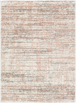 Livabliss Aliyah Soft Polyester Shag Rug Machine Woven for Entryways Bathrooms and Bedrooms Cream, Gray 5'3" x 7' ALH2305-5373