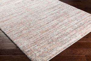 Livabliss Aliyah Soft Polyester Shag Rug Machine Woven for Entryways Bathrooms and Bedrooms Cream, Gray 5'3" x 7' ALH2305-5373