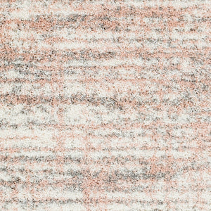 Livabliss Aliyah Soft Polyester Shag Rug Machine Woven for Entryways Bathrooms and Bedrooms Cream, Gray 5'3" x 7' ALH2305-5373