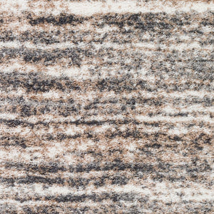 Livabliss Aliyah Shag Polyester Area Rug Machine Woven Plush Pile for Modern Minimalist Spaces Charcoal, Cream 7'10" x 10' ALH2307-71010