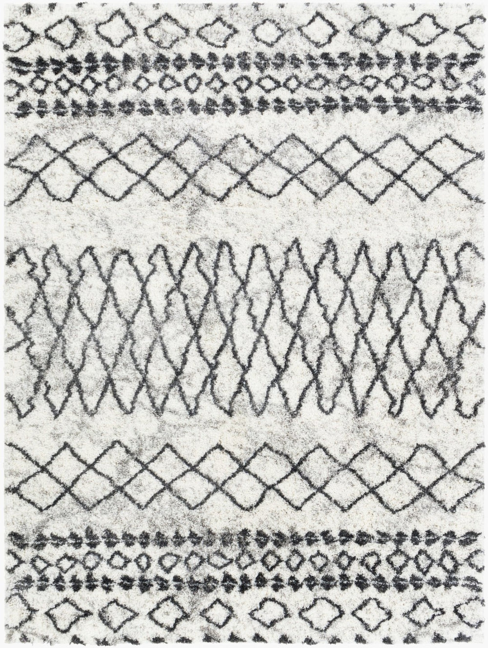 Livabliss Aliyah Bohemian Global Shag Rug Plush Polyester Pile for Living Room or Bedroom ALH2311-679