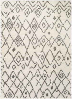 Livabliss Aliyah Global Pattern Plush Shag Polyester Area Rug for Bedroom or Reading Nook ALH2316-23