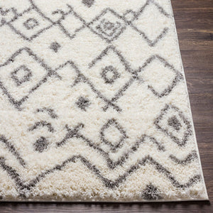Livabliss Aliyah Global Pattern Plush Shag Polyester Area Rug for Bedroom or Reading Nook ALH2316-23