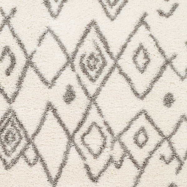 Livabliss Aliyah Global Pattern Plush Shag Polyester Area Rug for Bedroom or Reading Nook ALH2316-23