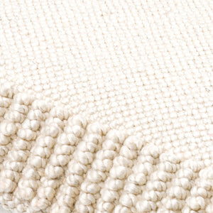 Surya Alaric 18” Accent Pillow – Luxurious Polyester Cushion With Modern Texture For Home Décor Refresh Off,White Recycled Pet Yarn,Polyester Alk002-1818d