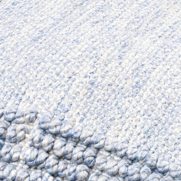 Surya Alaric 18” Accent Pillow – Luxurious Polyester Cushion With Modern Texture For Home Décor Refresh Pale Blue Recycled Pet Yarn,Polyester Alk005-2222