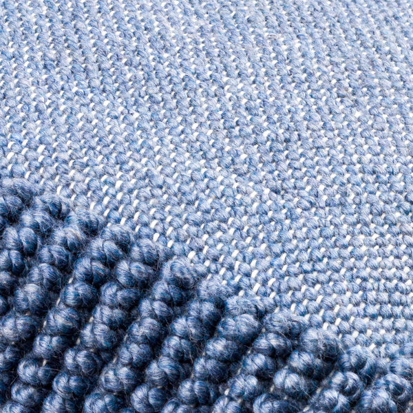 Surya Alaric 18” Accent Pillow – Luxurious Polyester Cushion With Modern Texture For Home Décor Refresh Dark Blue Recycled Pet Yarn,Polyester Alk007-2020d