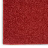 Nourison Essentials NRE01 Machine Made Power-loomed No Border Indoor/Outdoor Outdoor Modern Rug Brick Red, Brick Red 100% Polypropylene 99446823366