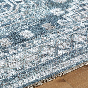 Surya Almeria Hand-made 2' X 3' Luxurious Wool & Viscose Rug - Elegant, Timeless Design For Any Space Black Wool,Viscose Alm2300-23