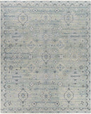 Almeria ALM-2302 8' x 10' Handmade Rug ALM2302-810  Denim, Black, Dusty Sage, Light Beige, Cream, Burgandy Surya