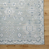 Almeria ALM-2302 8' x 10' Handmade Rug ALM2302-810  Denim, Black, Dusty Sage, Light Beige, Cream, Burgandy Surya