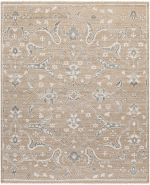 Almeria ALM-2304 8'10" x 12' Handmade Rug ALM2304-81012  Light Brown, Charcoal, Cream Surya