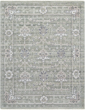 Almeria ALM-2305 8'10" x 12' Handmade Rug ALM2305-81012  Medium Gray, Gray, Cream Surya