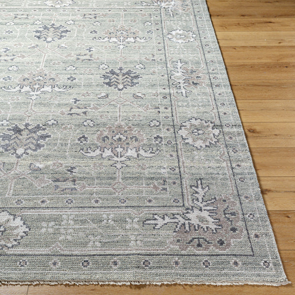 Almeria ALM-2305 8'10" x 12' Handmade Rug ALM2305-81012  Medium Gray, Gray, Cream Surya