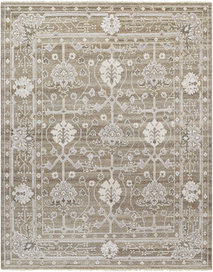 Almeria ALM-2306 8'10" x 12' Handmade Rug ALM2306-81012  Light Brown, Medium Gray, Cream Surya