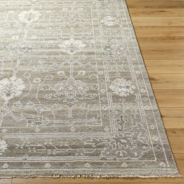 Almeria ALM-2306 8'10" x 12' Handmade Rug ALM2306-81012  Light Brown, Medium Gray, Cream Surya