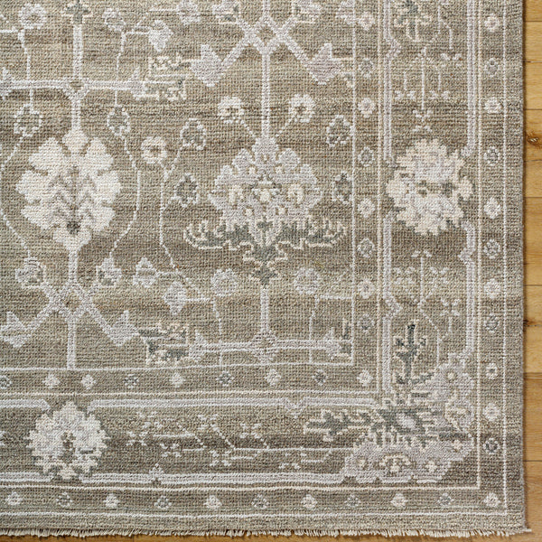 Almeria ALM-2306 8'10" x 12' Handmade Rug ALM2306-81012  Light Brown, Medium Gray, Cream Surya