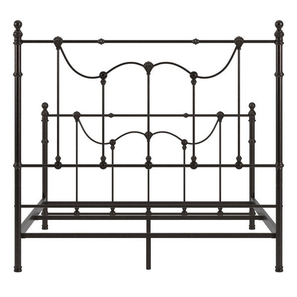 Homelegance By Top-Line Roshan Victorian Iron Metal Bed Dark Bronze Metal