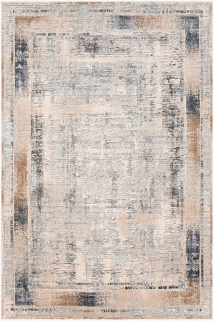 Livabliss Alpine Traditional Patterned Machine Woven Polypropylene Accent Rug for Entryway or Bedroom Taupe, Gray 6'7" x 9'6" ALP2300-6796