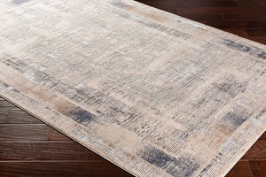 Livabliss Alpine Traditional Patterned Machine Woven Polypropylene Accent Rug for Entryway or Bedroom Taupe, Gray 6'7" x 9'6" ALP2300-6796