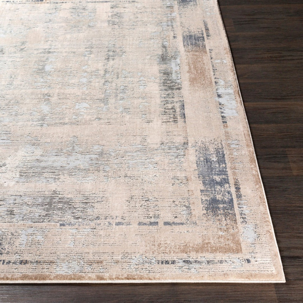 Livabliss Alpine Traditional Patterned Machine Woven Polypropylene Accent Rug for Entryway or Bedroom Taupe, Gray 6'7" x 9'6" ALP2300-6796
