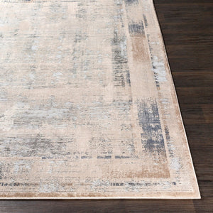 Livabliss Alpine Traditional Patterned Machine Woven Polypropylene Accent Rug for Entryway or Bedroom Taupe, Gray 6'7" x 9'6" ALP2300-6796