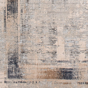 Livabliss Alpine Traditional Patterned Machine Woven Polypropylene Accent Rug for Entryway or Bedroom Taupe, Gray 6'7" x 9'6" ALP2300-6796
