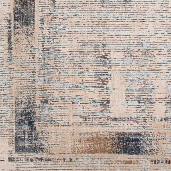 Livabliss Alpine Traditional Patterned Machine Woven Polypropylene Accent Rug for Entryway or Bedroom Taupe, Gray 6'7" x 9'6" ALP2300-6796