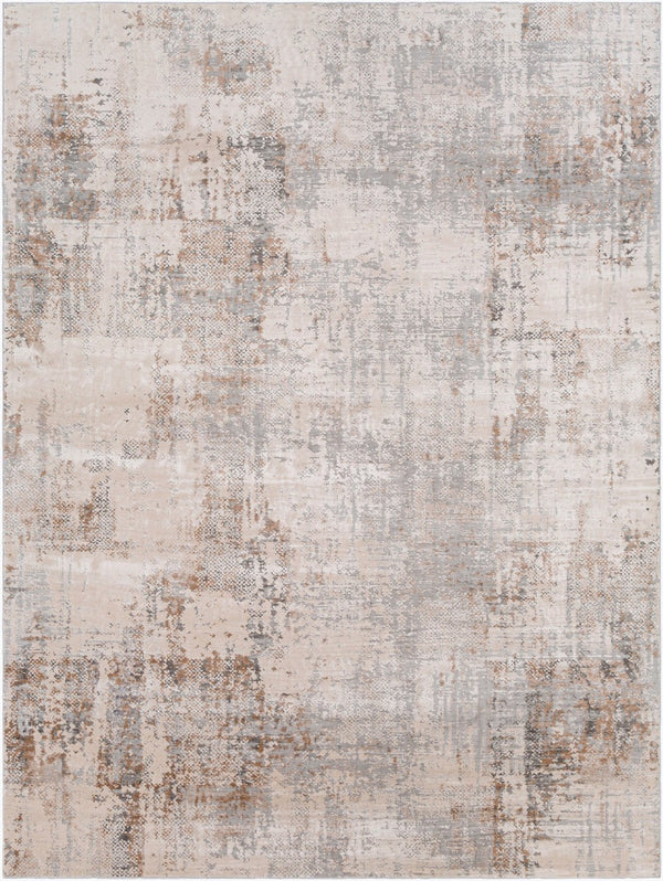 Livabliss Alpine Geometric Mid-century Machine Woven Polypropylene Accent Rug for Entryways Light Gray, Tau 7'10" x 10'2" ALP2304-710103