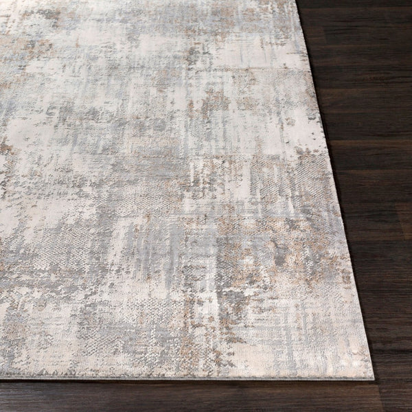 Livabliss Alpine Geometric Mid-century Machine Woven Polypropylene Accent Rug for Entryways Light Gray, Tau 2'7" x 7'3" ALP2304-2773