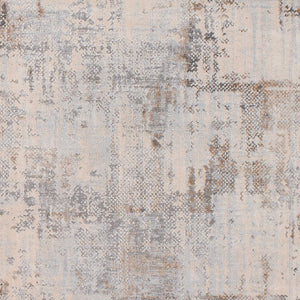 Livabliss Alpine Geometric Mid-century Machine Woven Polypropylene Accent Rug for Entryways Light Gray, Tau 2'7" x 7'3" ALP2304-2773