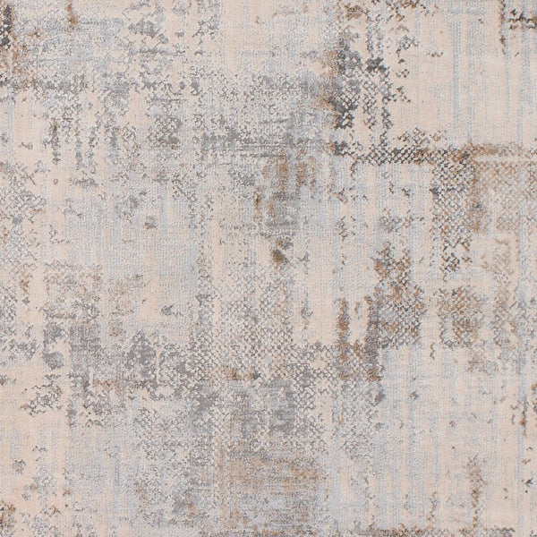 Livabliss Alpine Geometric Mid-century Machine Woven Polypropylene Accent Rug for Entryways Light Gray, Tau 2'7" x 7'3" ALP2304-2773