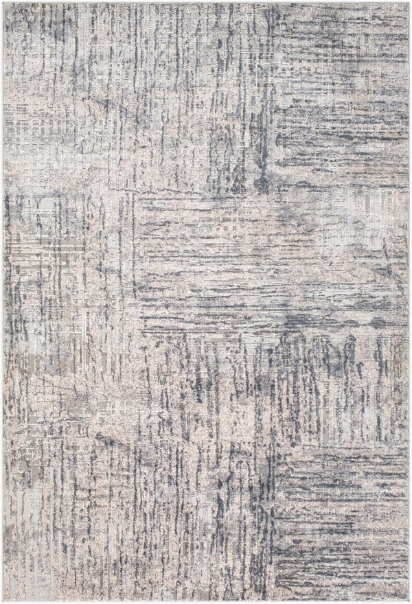 Livabliss Alpine Machine Woven Geometric Area Rug Polypropylene Blend for Entryway or Bedroom Light Gray, Gra 6'7" x 9'6" ALP2305-6796