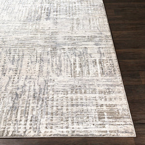 Livabliss Alpine Machine Woven Geometric Area Rug Polypropylene Blend for Entryway or Bedroom Light Gray, Gra 6'7" x 9'6" ALP2305-6796