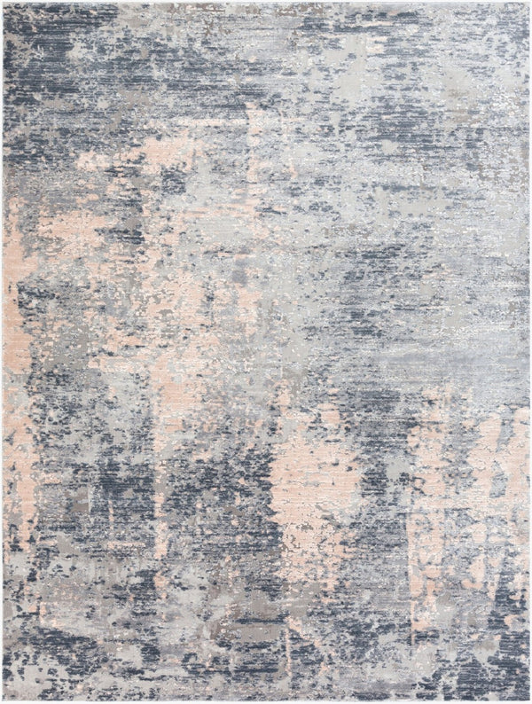 Livabliss Alpine Machine Woven Accent Rug with High Low Texture for Entryways and Bedside Gray, Charcoal 7'10" x 10'2" ALP2306-710103