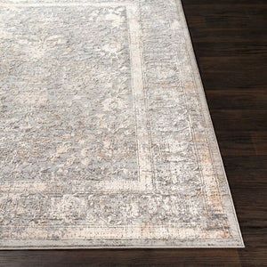 Livabliss Alpine Turkish Woven Accent Rug with High Low Pile for Entryways and Reading Nooks Light Gray, Tau 2'7" x 7'3" ALP2307-2773