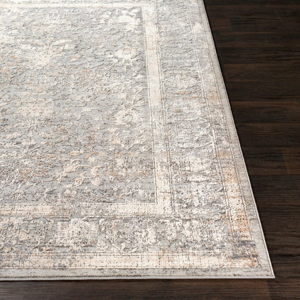 Livabliss Alpine Turkish Woven Accent Rug with High Low Pile for Entryways and Reading Nooks Light Gray, Tau 2'7" x 7'3" ALP2307-2773