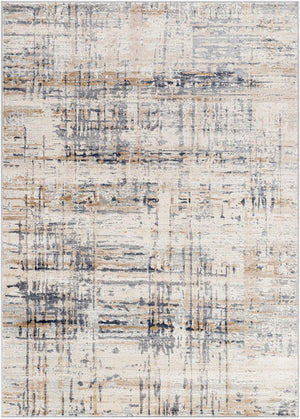 Livabliss Alpine Machine Woven Area Rug Polypropylene Blend Modern Geometric Living Room Light Gray, Ivo 8'10" x 12'4" ALP2312-9124