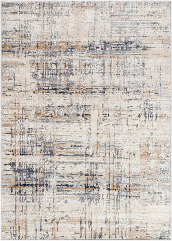Livabliss Alpine Machine Woven Area Rug Polypropylene Blend Modern Geometric Living Room Light Gray, Ivo 8'10" x 12'4" ALP2312-9124