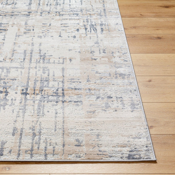 Livabliss Alpine Machine Woven Area Rug Polypropylene Blend Modern Geometric Living Room Light Gray, Ivo 8'10" x 12'4" ALP2312-9124